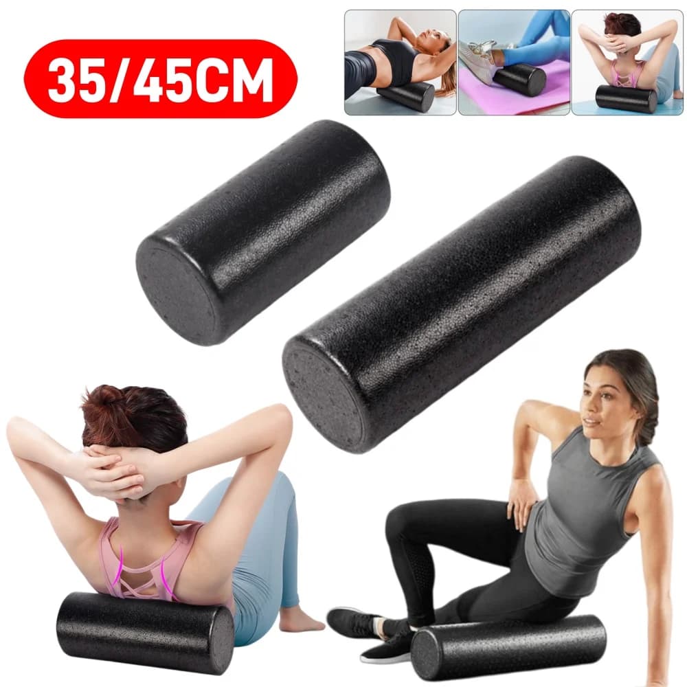 Rullo in Schiuma EPP per Yoga, Attrezzo Portatile per Fitness e Pilates, Esercizi per Gambe/Braccia/Schiena/Piedi, Trattamento Auto-Miofasciale