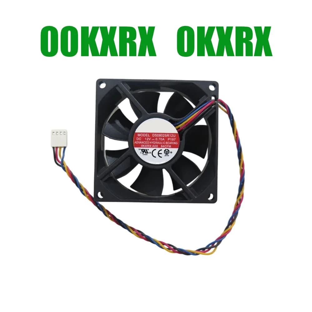 For DELL For Optiplex 3010 Desktop D07D001 00KXRX 0KXRX 092584 92584 DS08025R12U P197 DC12V 0.70A 80X80X25mm Cooling Fan