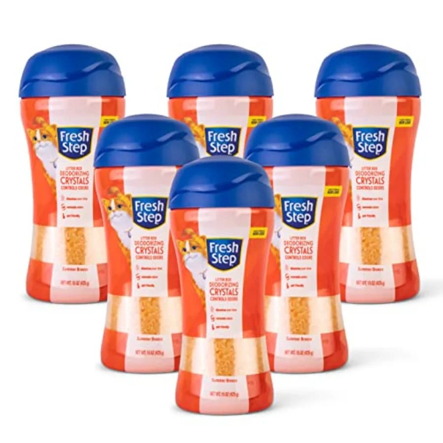 Cristalli Deodoranti per Lettiera per Gatti, Non Tossici, Neutralizzanti degli Odori, per Controllare gli Involucri e Mantenere la Casa Pulita