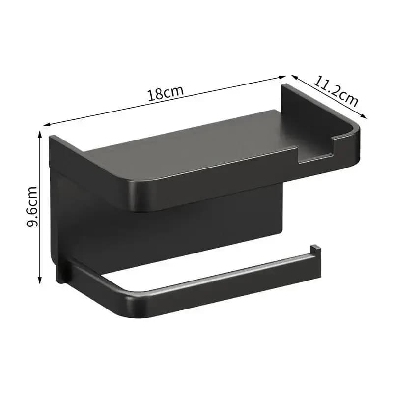 Bathroom Wall Roll Of Paper Phone Storage Toilet Paper Holder Plastic Storage Rack Kitchen Towel Placement Of Seasoning Bottles