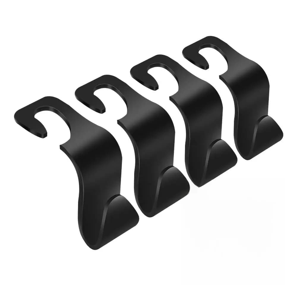 Gancio per poggiatesta per seggiolino auto da 2/4 pezzi, gancio per ganci per zaino per veicolo, accessori per supporto per organizer per riporre ganci per sedili auto universali
