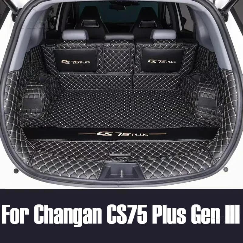 Accessori Auto per Changan CS75 Plus Gen III 2025 2026: Tappetini, Tappeto Bagagliaio Posteriore, Rivestimento Vano Carico, Protezione Pavimento in Pelle