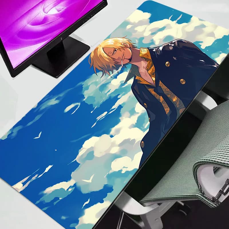 Tappetino per Mouse da Gaming One Piece Grande Mousepad per Computer Tappeto da Scrivania PC Anime Tappetino per Tastiera Accessori per Gamer Tavolo Anime Max XXL