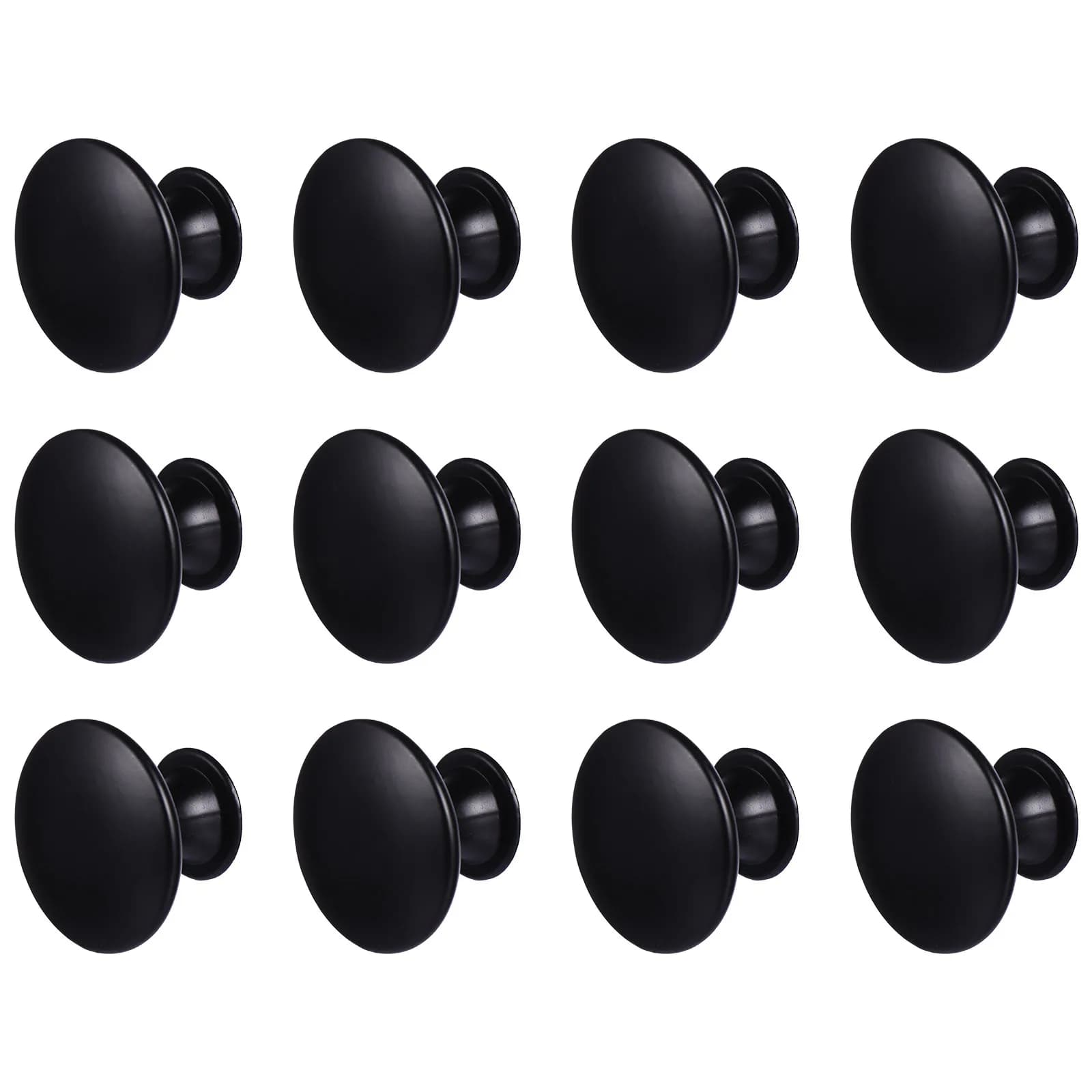 12 pezzi di pomelli per mobili a testa tonda, maniglie per cassetti a foro singolo, maniglie per ante di armadietti, forniture per la decorazione della casa