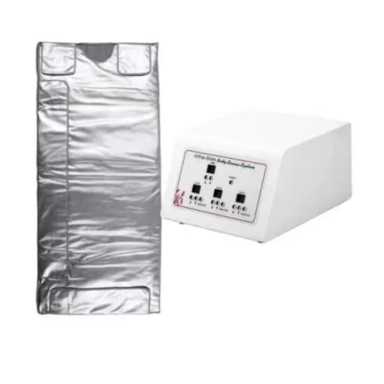 Coperta termica a infrarossi lontani portatile con 3 zone di riscaldamento, coperta sauna
