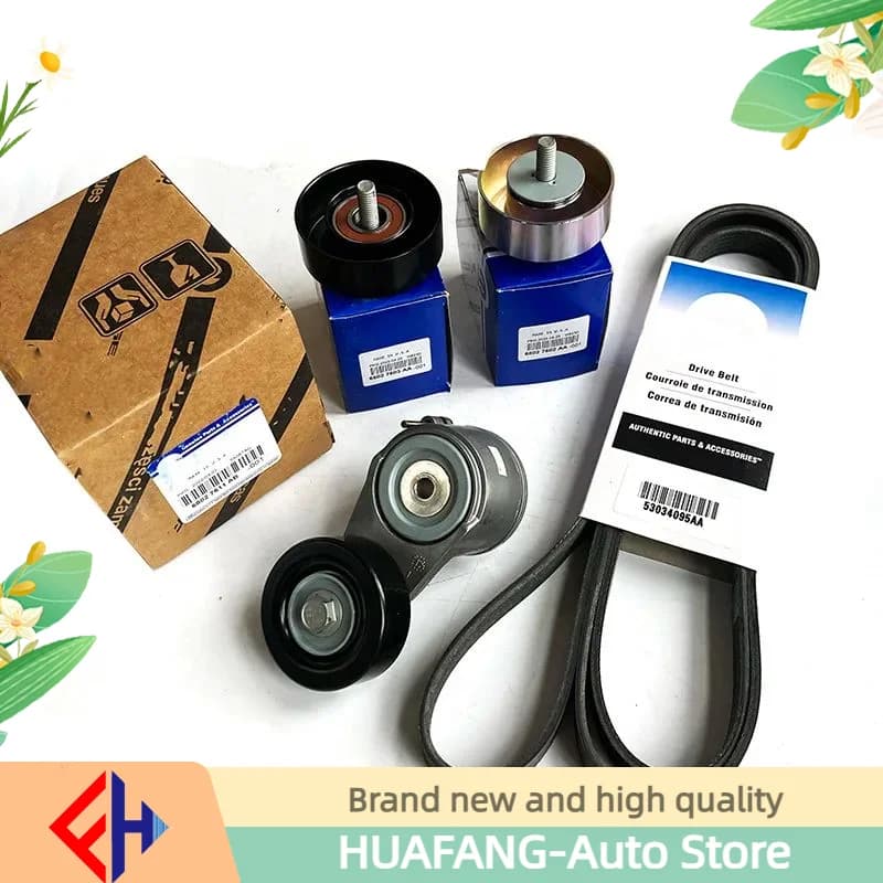 Puleggia tendicinghia a serpentina nuova di zecca originale 53034095AA, muslimb, muslimah, muslimah per Jeep Wrangler JK 2.8T