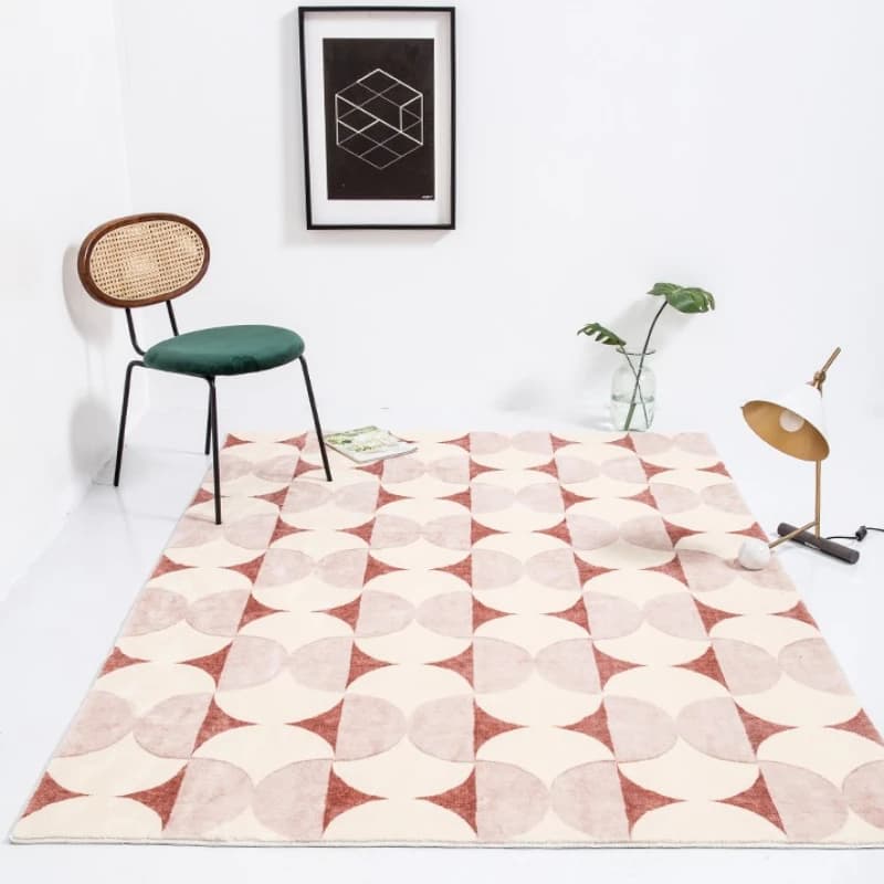 Anti-slip carpet thickened for home Nordic style carpets for living room simple furniture for bedroom geometric carpet living room carpet in large plush