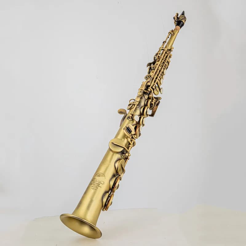 Made in France High Quality Soprano Saxophone Mark VI B-flat Soprano Sax Mark VI Mouthpiece Reeds Neck Bronze color Made in Fra