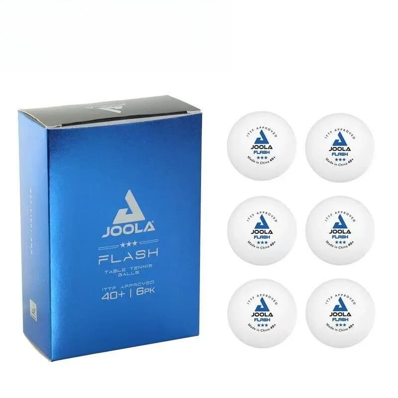 Nuove Palline da Ping Pong JOOLA 3 Stelle Senza Cuciture 2026, Materiale ABS 40+mm, Palline Professionali da Competizione, Confezione da 6