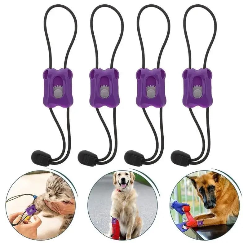 5 Pezzi di Lacciature Elastiche Mediche a Sgancio Rapido per Emergenze, Lacciature Elastiche per Ferite di Animali Domestici, Bende Elastiche Mediche a Sgancio Lento
