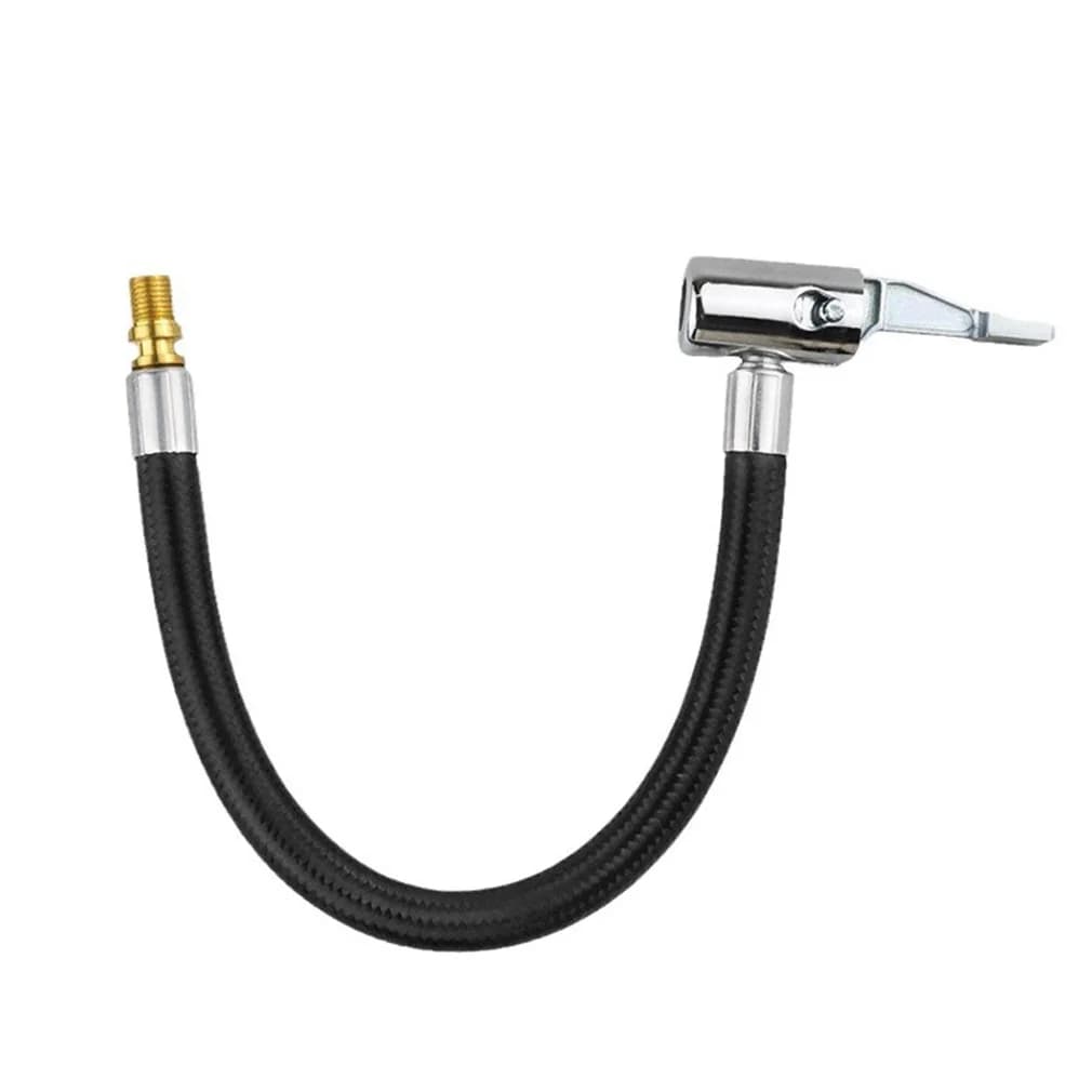 Gonfiatore per pneumatici per auto per bici Tubo flessibile per moto Pompa ad aria gonfiabile Adattatore per tubo di prolunga Collegamento per pneumatici con bloccaggio Mandrino ad aria