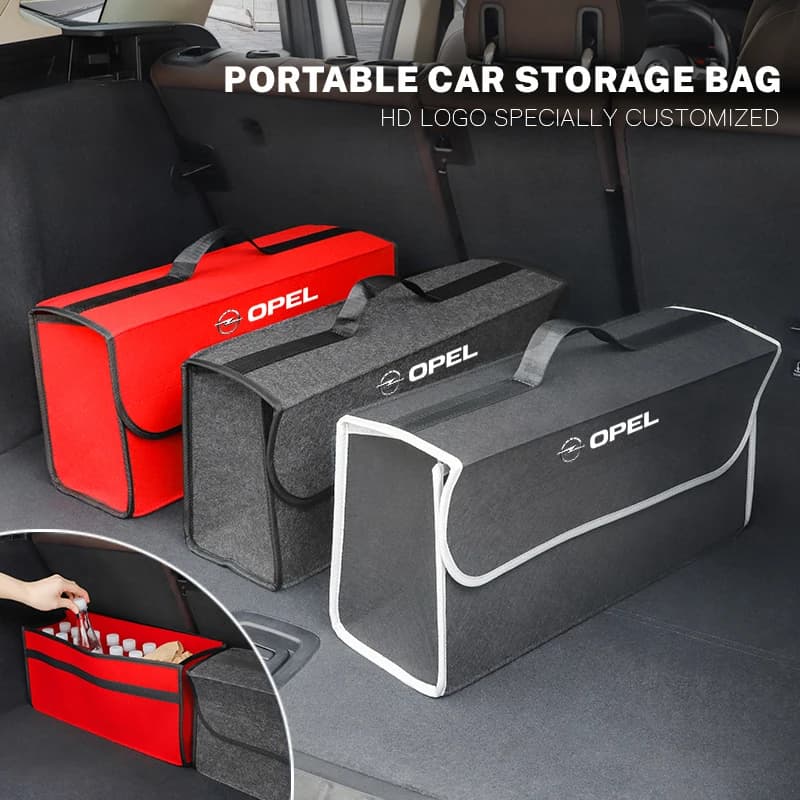 Borsa portaoggetti per auto pieghevole scatola portaoggetti per articoli vari per Opel Astra Insignia Vivaro Corsa Mokka Zafira Vectra OPC Vauxhall Meriva DX
