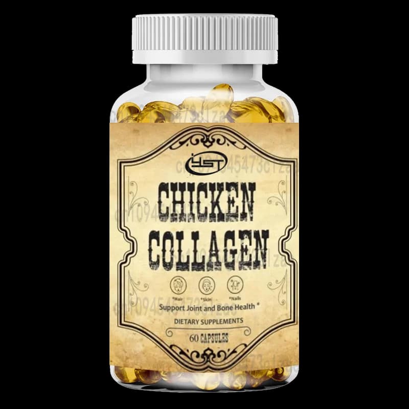 Capsule di collagene di pollo - Integratore nutrizionale al collagene di tipo II per articolazioni, pelle e ossa
