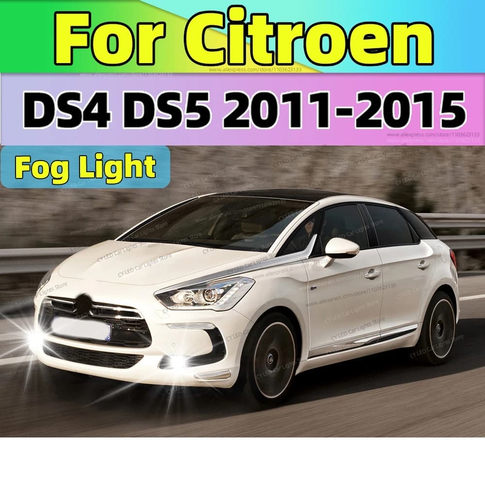 2 Pz 6000 K LED Fendinebbia Auto Fendinebbia Lampadina Anteriore 20000LM Ultra Luminoso Plug and Play Per Citroen DS4 DS5 2011 2012 2013 2014 2015