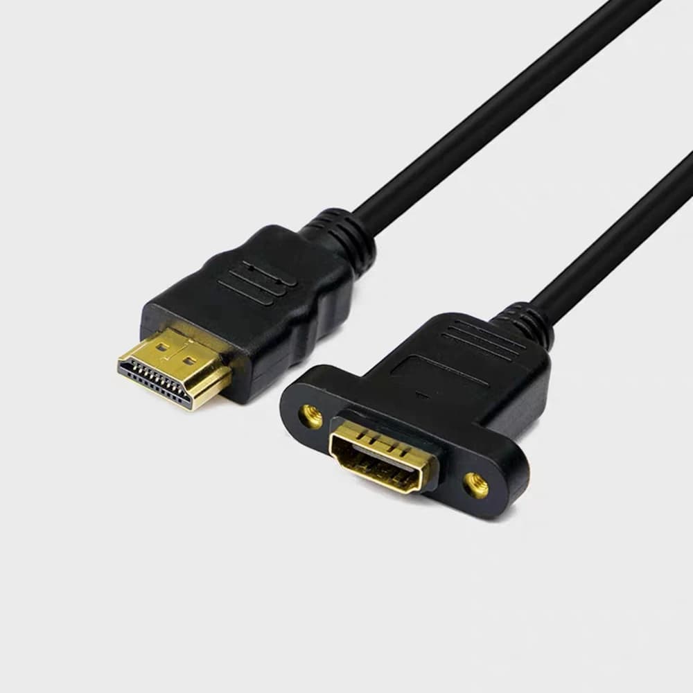 HDMI 28awg compatible extension cable for cl2 socket with a nominal power of 1080p, 0.3 m/0.6 m 1 m/1.5 m (with screw)