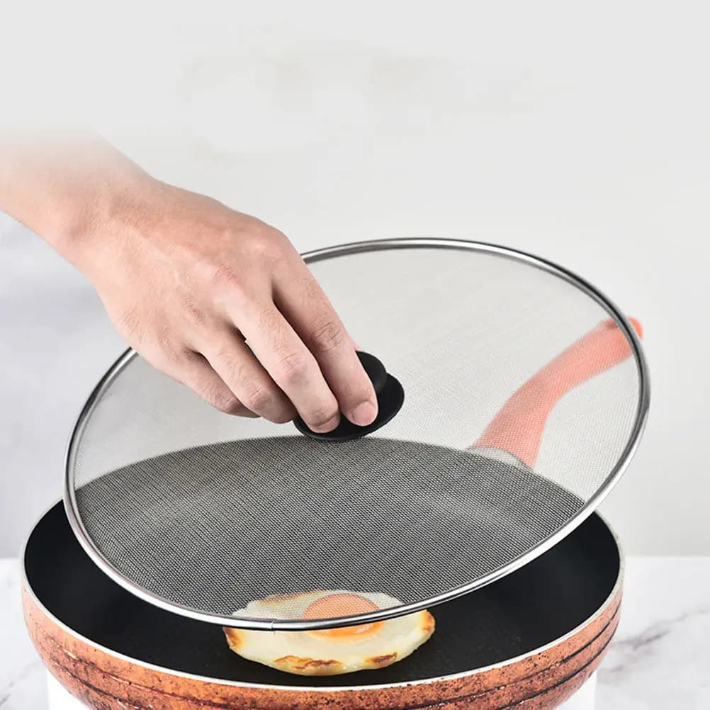 Stainless Steel Premium Anti-Scratch Screen for Plates, Anti-Scratch Protection Compatible with Pens, Panels and Wok, Easy to Handle and Isolated