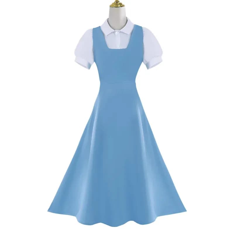 ABC123 Anime Ranma 1/2 Akane Tendo Costume Cosplay Blu Vestito carino Carnevale Gioco di ruolo Uniforme Vestito Festa di Halloween
