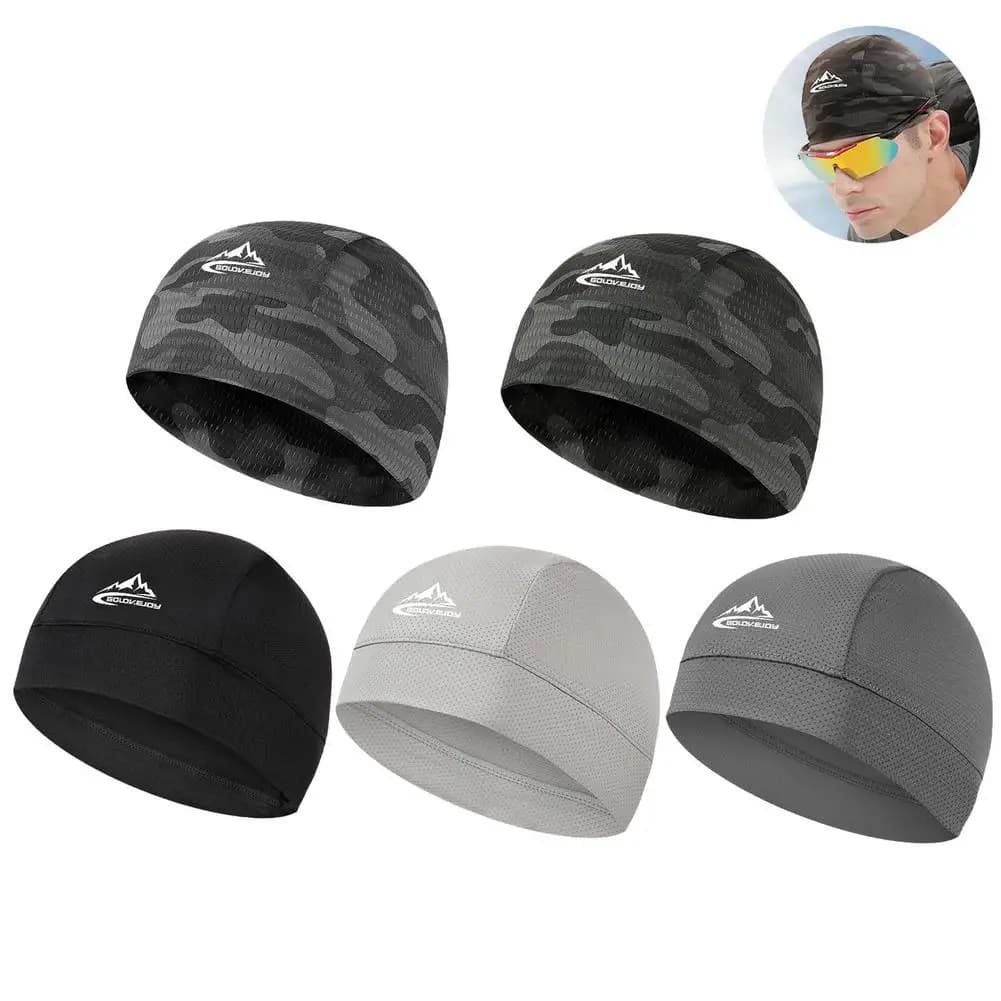 Quick Dry Anti-UV Sports Cycling Cap For Men Wome Cooling Skull Cap Helmet Liner Sweat Cap For Outdoor Bike MTB Running Hat
