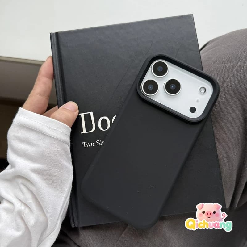 Custodia per iPhone 17 Pro Max, Air 15, 14 Plus, 13, 12, 11 Pro Max, Cover Semplice Colorata Opaca e Morbida