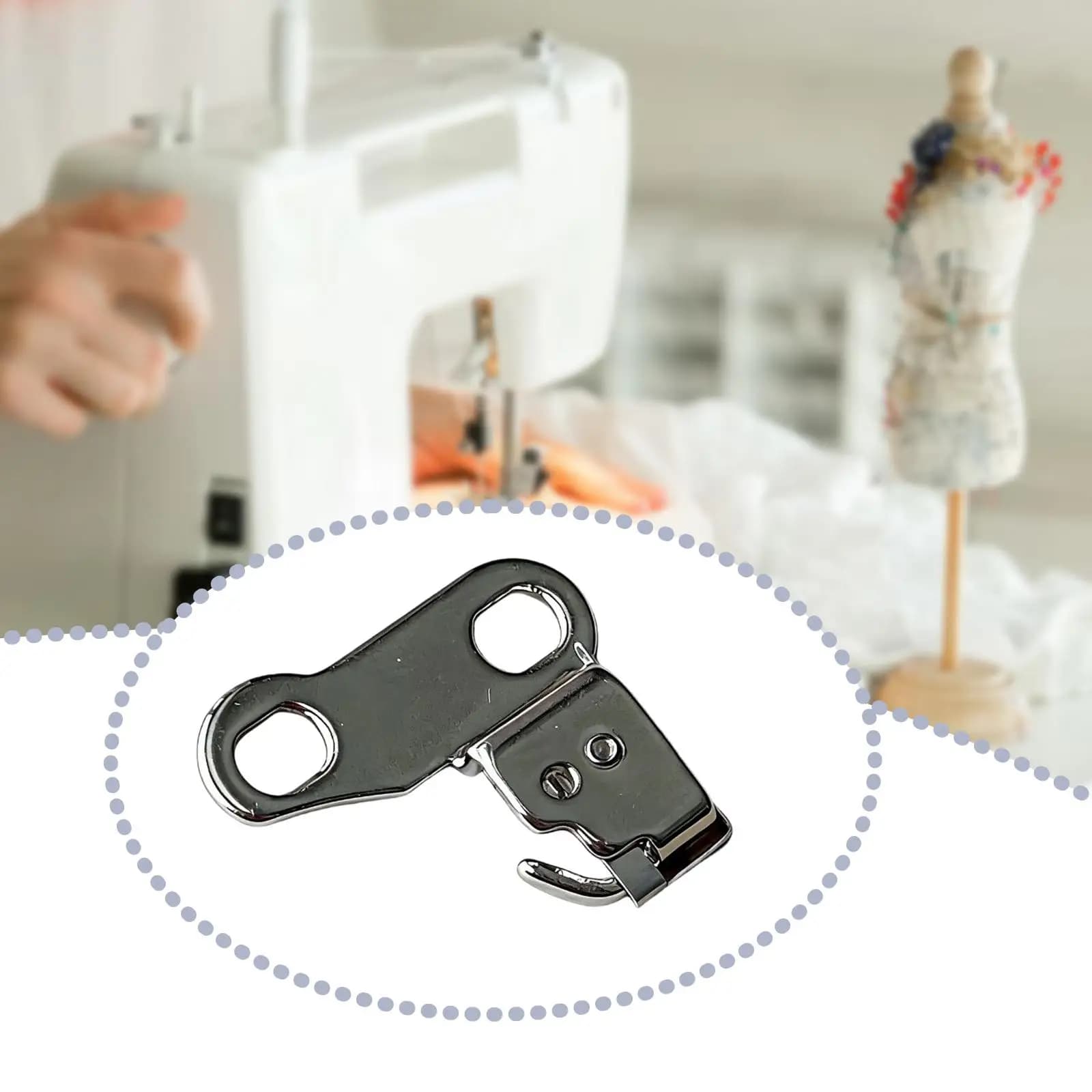 Sewing Rotary Hook Plate Assembly Alloy Replacement Component for Industrial Sewing Machine Parts Maintenance