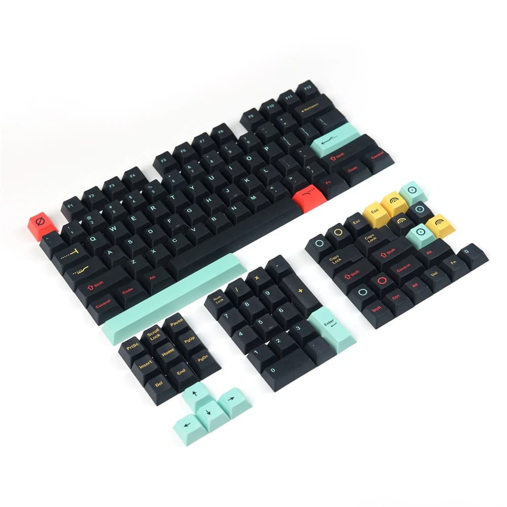 PBT GMK Metropolis Copritasti 136 tasti Sublimazione della tintura Keycap Cherry Profilo Clone GMK Copritasti per tastiere meccaniche Mx Switch