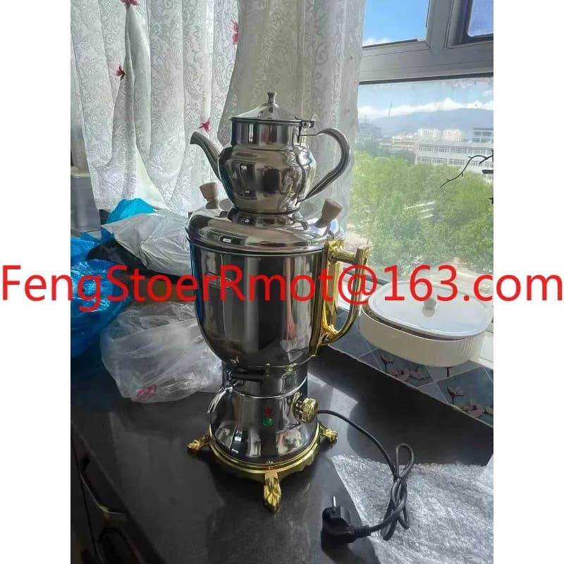 4L stainless steel gold outlet pot double layer electric kettle thermos