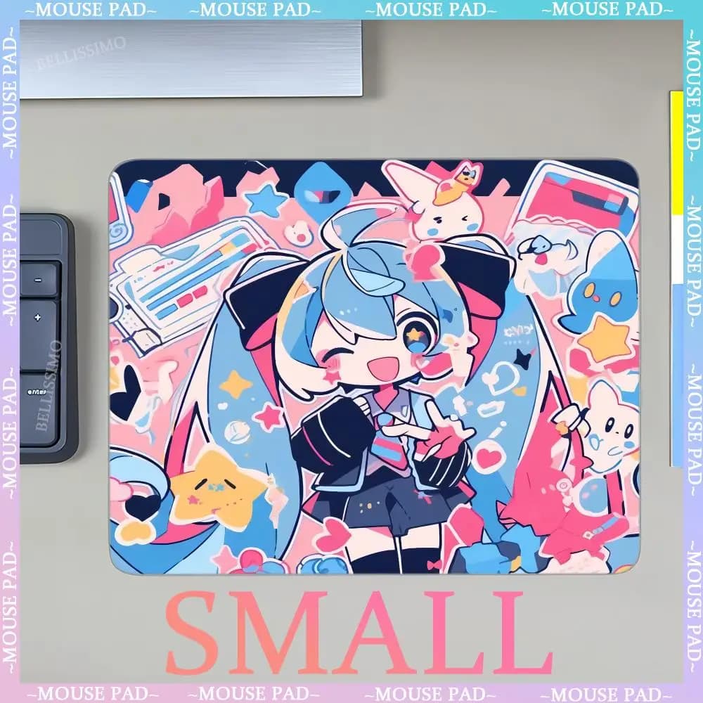 Piccolo H_Hatsune M_Miku Anime XS MousePad Gaming HD Tastiera Pad Poggiapolsi Tappetino per mouse Forniture per ufficio Accessori da scrivania di lusso