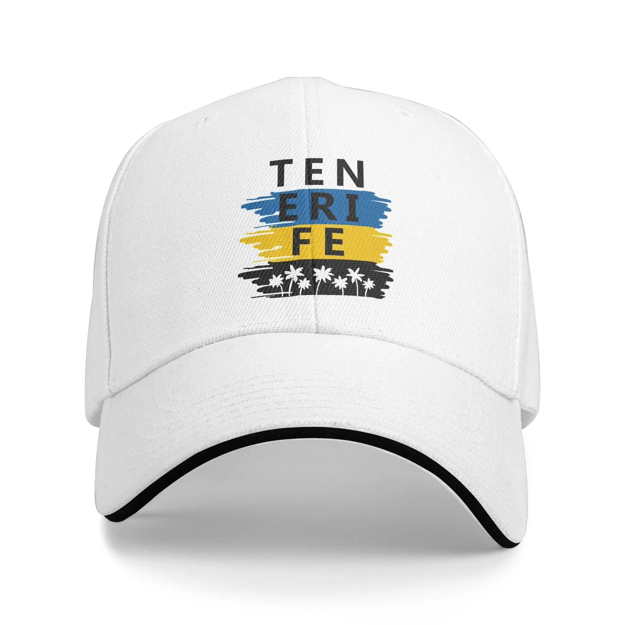 Cappellino da baseball con bandiera di Tenerife, cappelli hip hop estivi y2k per uomo e donna, cappellini da baseball per palestra all'aperto
