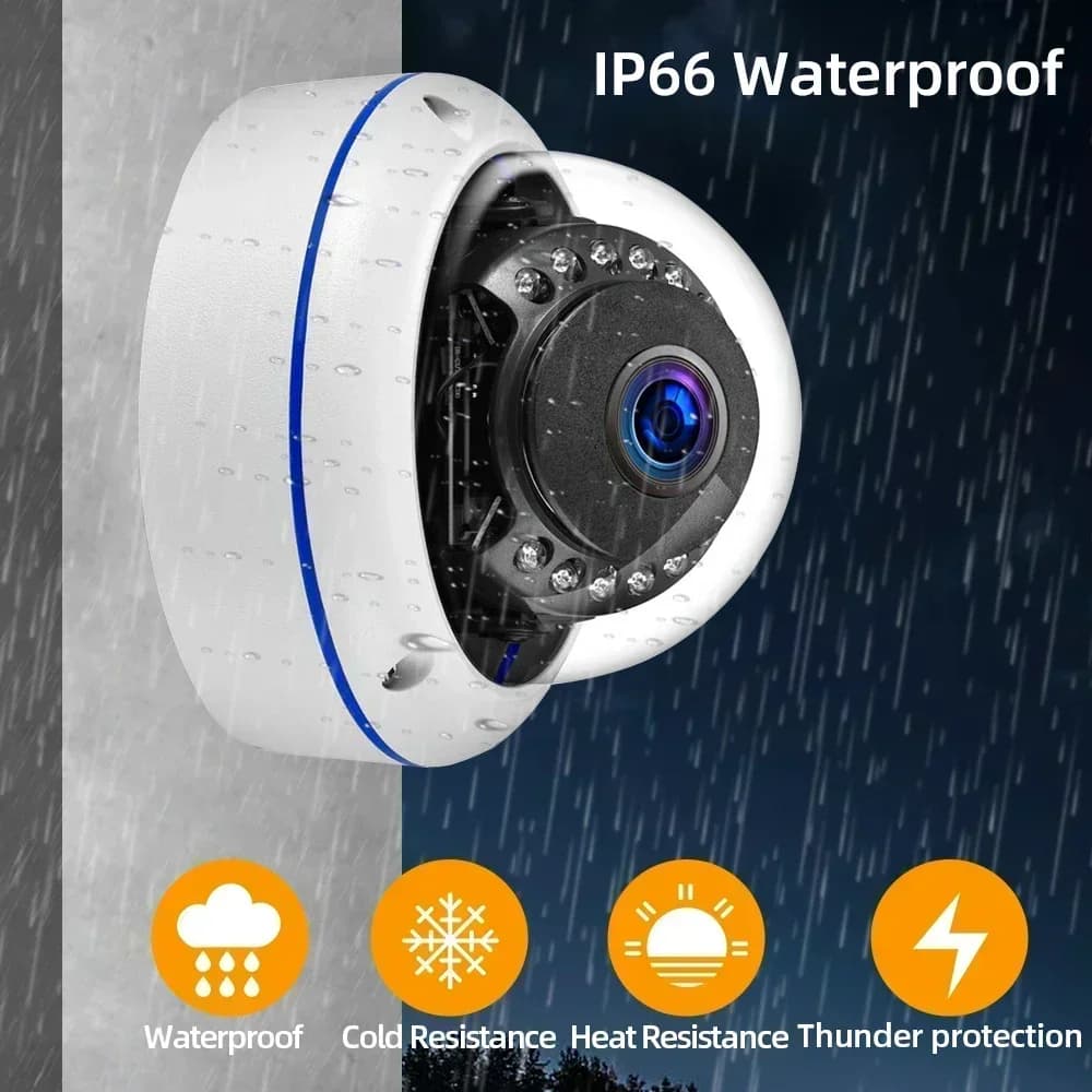 Sistema di telecamere di sicurezza POE 16CH 4K NVR Set di telecamere IP con rilevamento del movimento Kit NVR di videosorveglianza CCTV esterna da 8MP XMEYE
