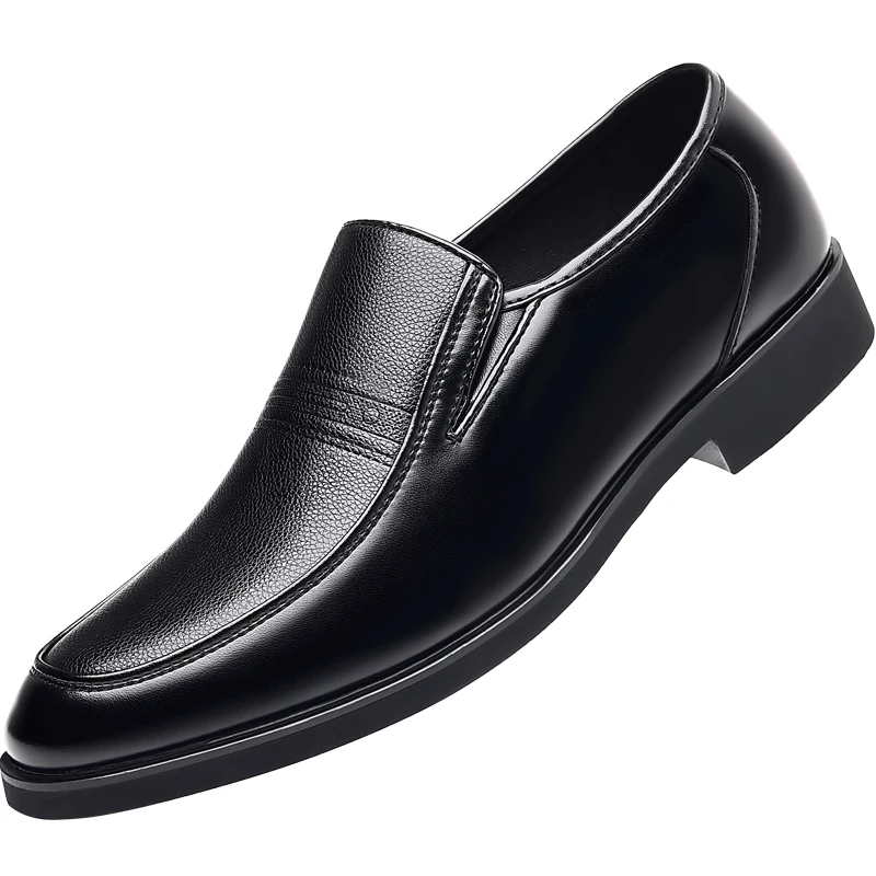 Scarpe da uomo in pelle 100% vacchetta, nuove, di grandi dimensioni, alla moda, casual, con tacco basso, sneakers alte.