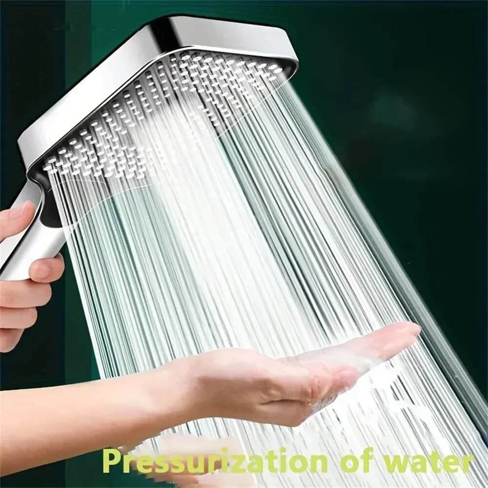 Adjustable shower head 3 mode rain shower head Large flow shower head High pressure water saving shower mixer Bathroom accessories