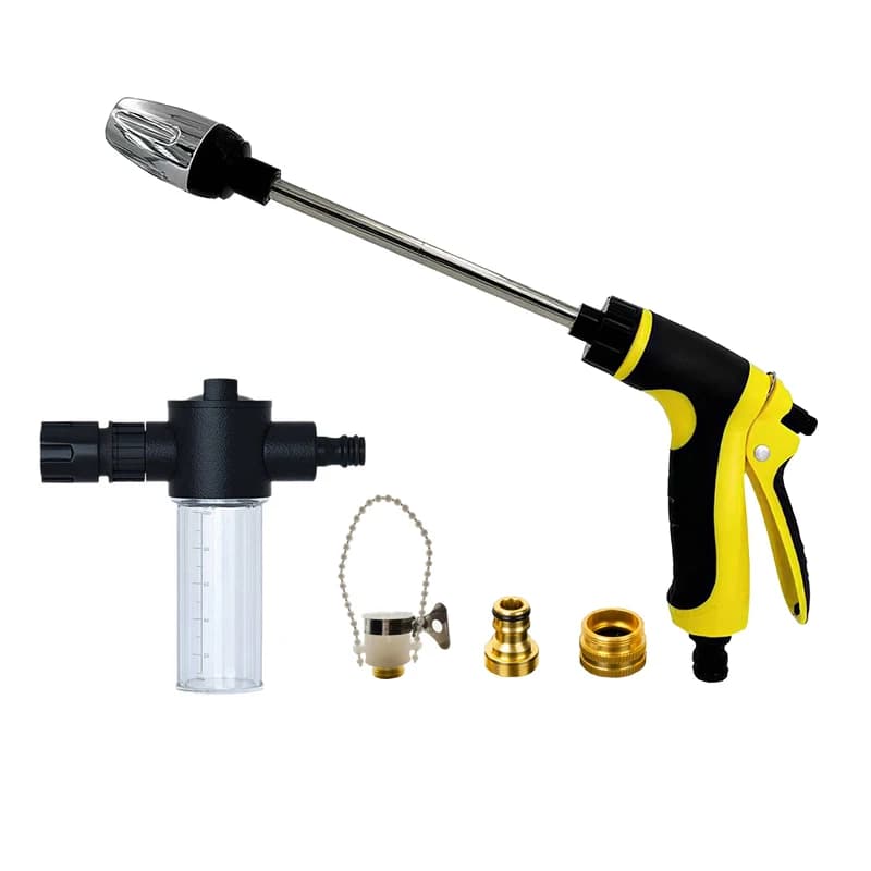 Pistola ad Alta Pressione per Lavaggio Auto, Ugello per Tubo Flessibile, Spruzzatore per Auto, Casa e Giardino, Accessori per Pulizia Auto Portatili