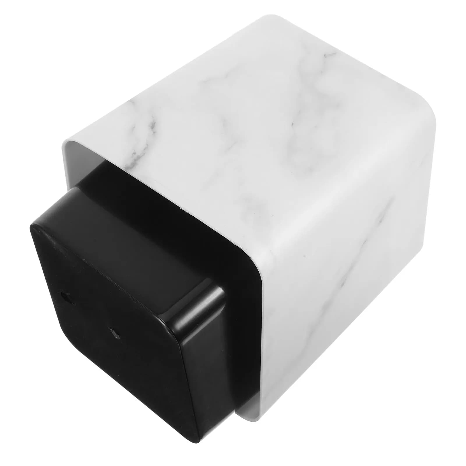 Cestino per Rifiuti con Motivo Marmorizzato, Piccolo Contenitore per Camera da Letto, Bagno, Cucina, Soggiorno, Ufficio, Cestino Decorativo da Scrivania