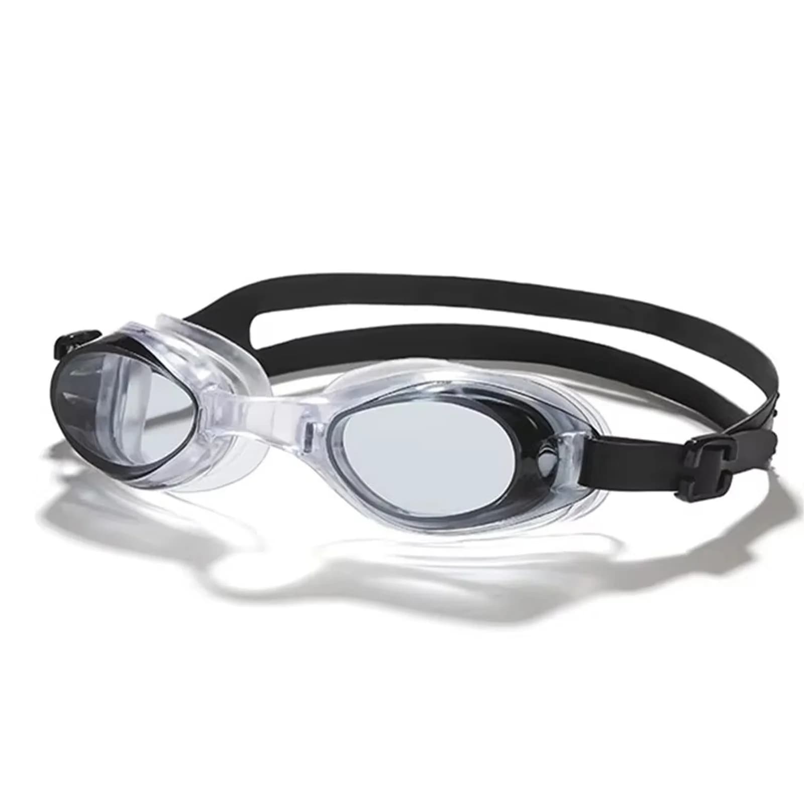 Dezition Silicone Glasses HD Water resistant and anti-fog equipment for women and men Adult swimming glasses with small frame
