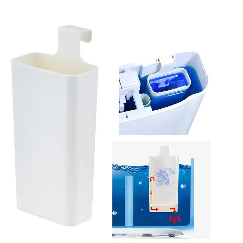 Ricambio per serbatoio dispenser WC solido | Plastica, Stile Glamour, Stile Contemporaneo, Non richiede elettricità, Comodo e pratico