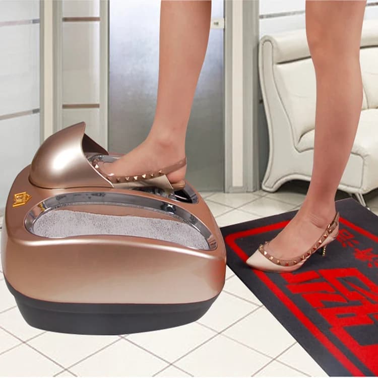 Mini Lavatrice Elettrica per Scarpe | Spazzola Automatica per Scarpe con Spazzole Integrate | Perfetto per uso domestico, dormitori e piccoli spazi