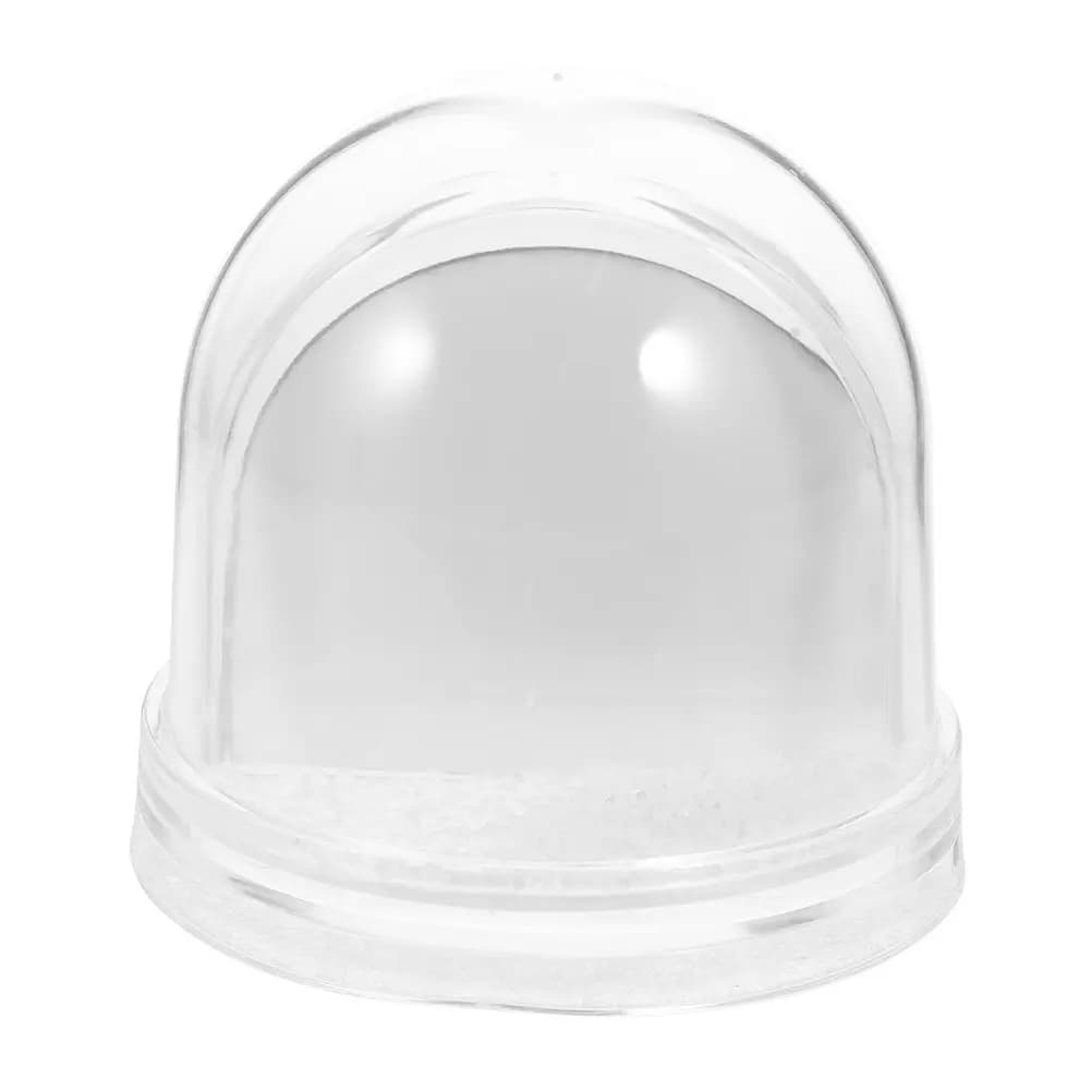 Mini Snow Globe Photo Frame DIY Sublimation Blank Paper Plastic Photo Display Snow Globe Gift Snowglobe Picture Frames