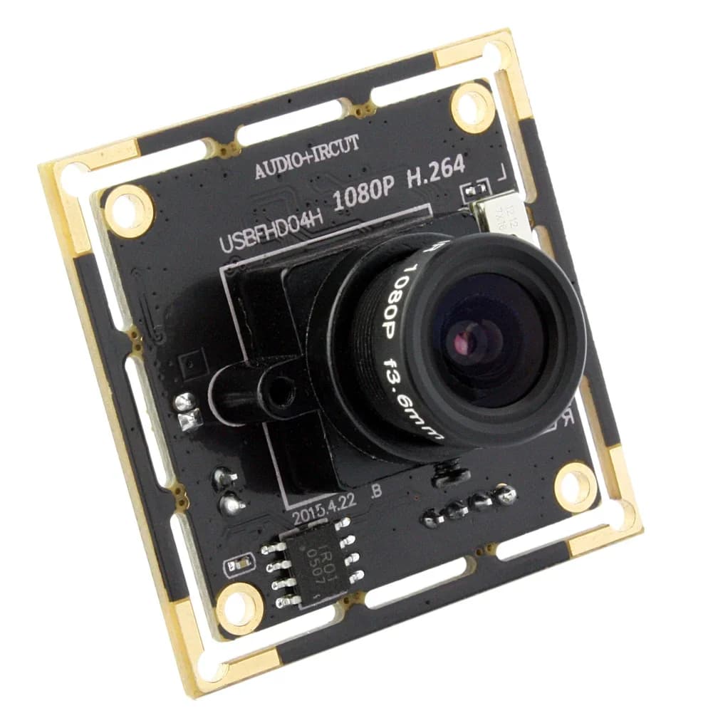 Modulo fotocamera USB ELP 2MP H.264 30fps 1080P Full HD CMOS AR0330 Mini webcam con microfono per sistema operativo Windows, Android, Linux, MAC