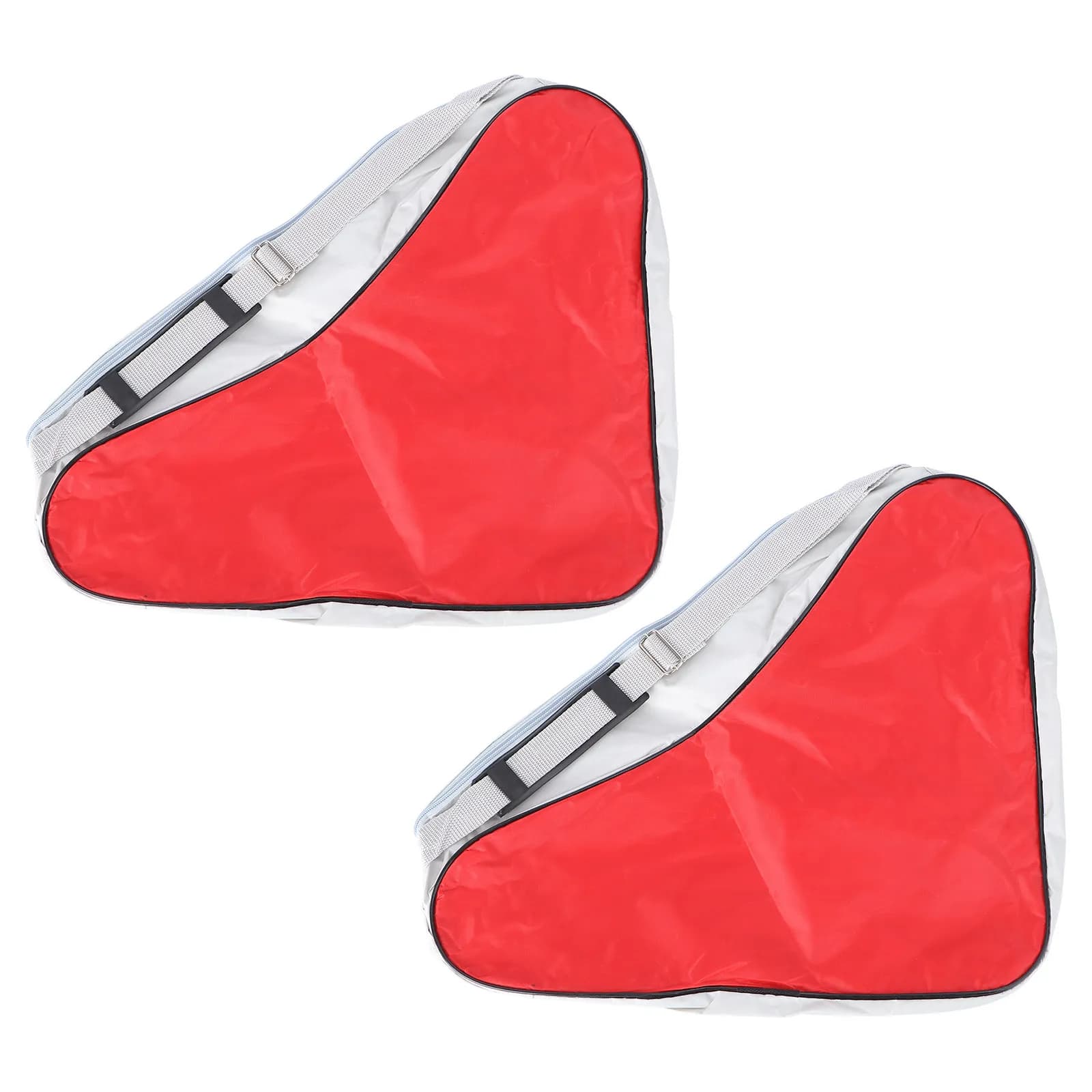 2 Pezzi Borsa per Pattini Grande Capacità con Cerniera, Borsa a Tracolla per Pattini da Ghiaccio e Pattini in Linea, per Conservazione e Trasporto, per Pattinaggio all'Aperto