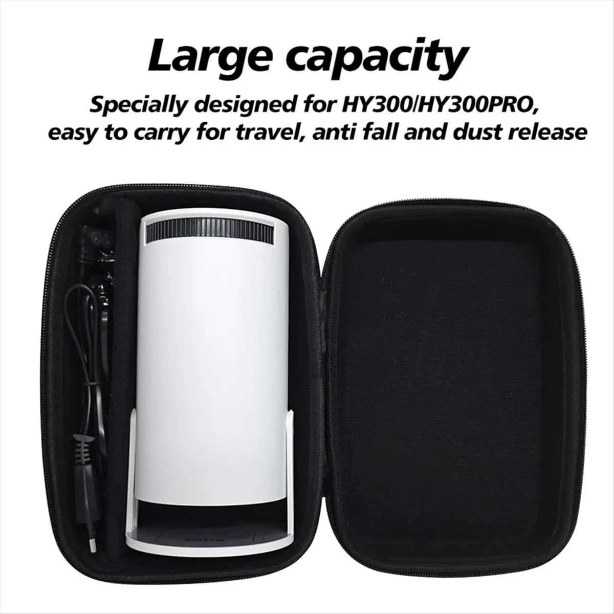 A73T Projector Storage Case Carrying Bag for Mini Projector Pro Travel Carrying-Bag Storage for Projector Black