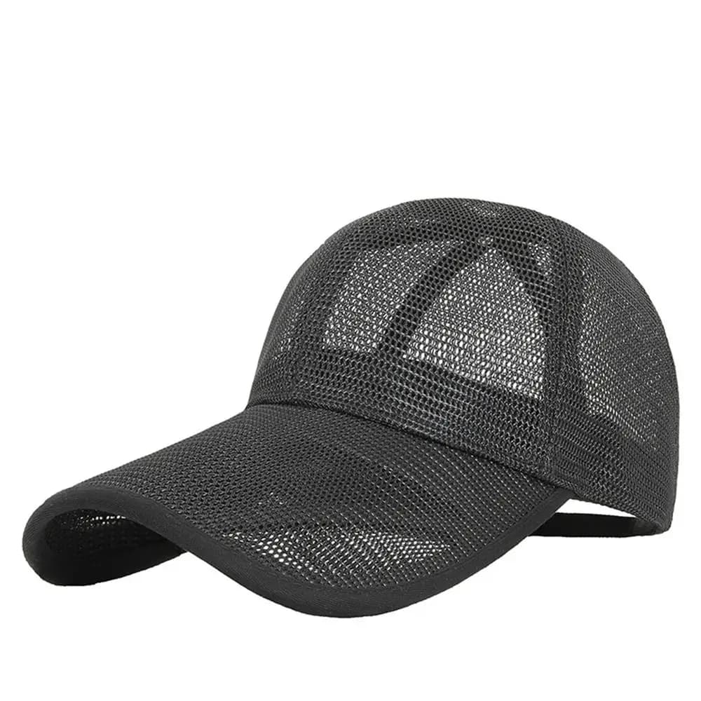 Sun Hats Quick-dry Mesh Baseball Cap Adjustable Breathable Men Snapback Hat Lightweight Comfortable Sports Mesh Caps Summer