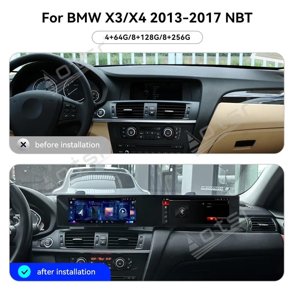 For BMW X3/X4 2013-2017 NBT Android 15 OS 21" Dual Screen Car GPS Navigation Car Multimedia Player Stereo Head Unit Car Radio