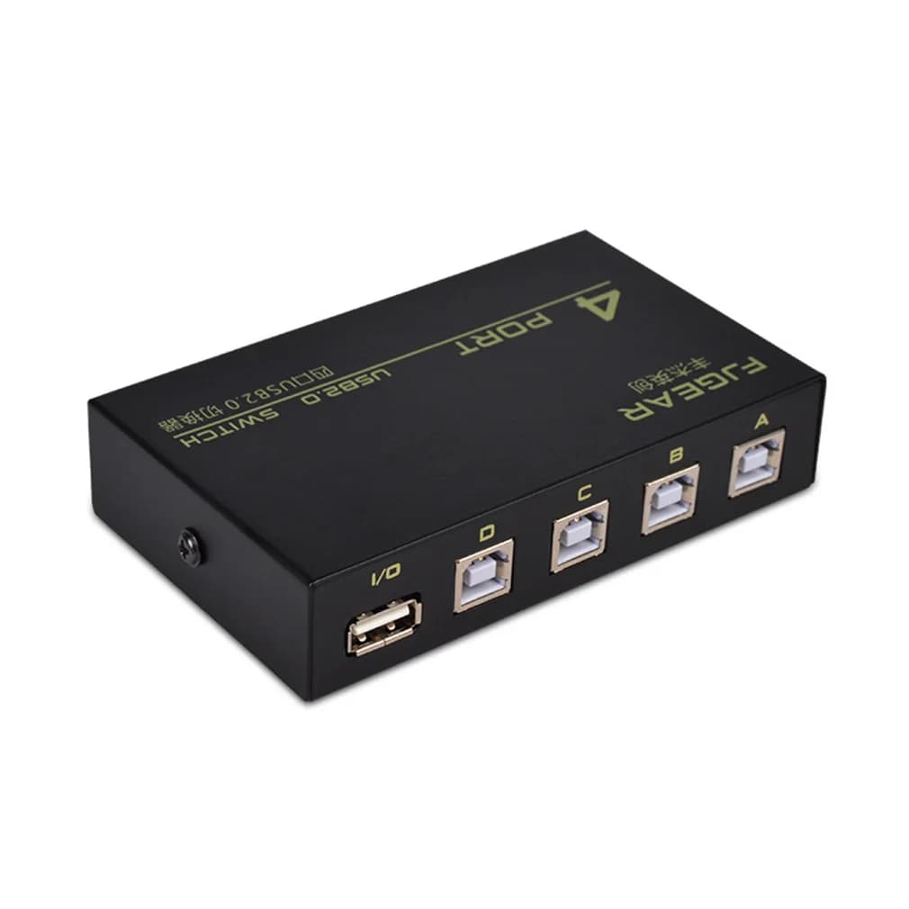 Switcher USB 2.0 a 4 porte, Hub Selettore Wireless per Condivisione Dati PC, Stampante, Scanner, Chiavette USB - Ingrosso e Dropshipping