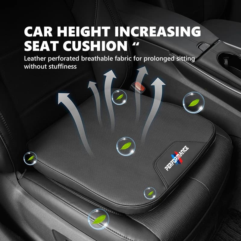 Car Seat Cushion Breathable Ergonomic Hip Support Height Boost Mat For BMW 1 2 3 5 7 Series X1 X2 X3 X4 X5 X6 G20 G30 G11 G12