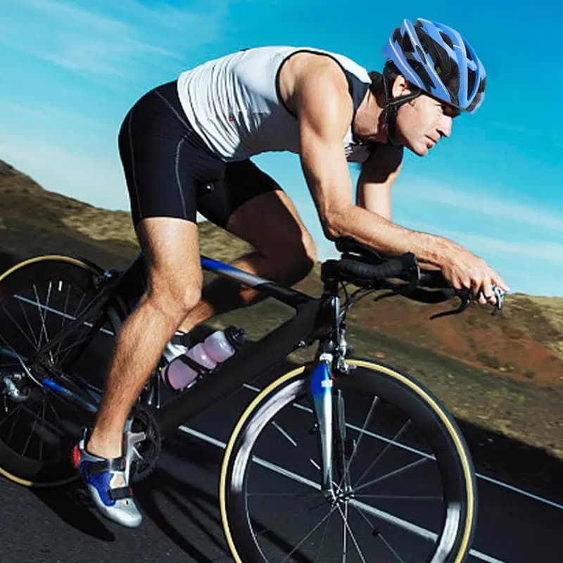 Men's Light Bicycle Helmets Women's Breathable Running Bike Cycling Riding Safety Helmets Bicycle Equipment Sports Helmets