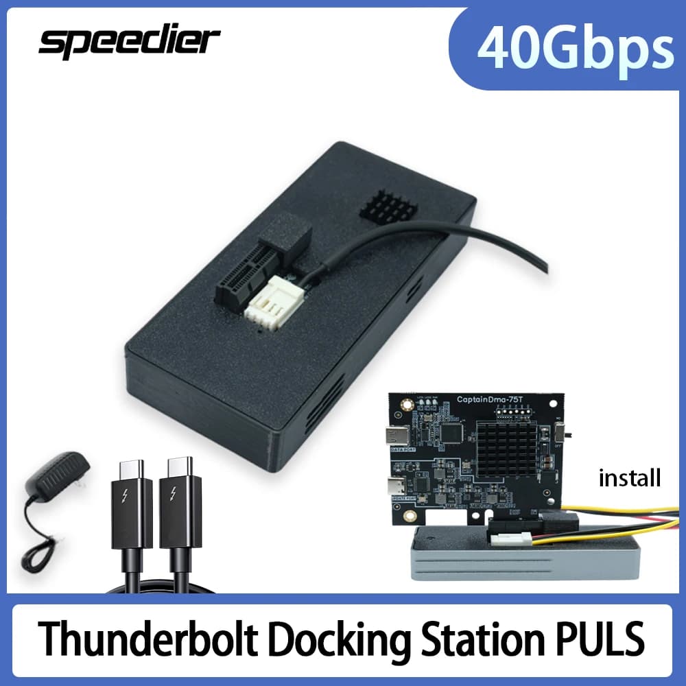 Docking station Thunderbolt Scheda di acquisizione PCIe DMA per laptop di espansione da PULS a USB4 40 Gbps