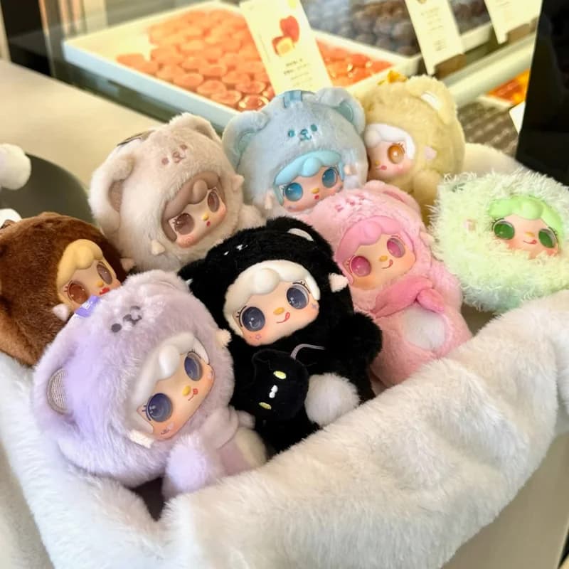 Yooki V4 Takes A Bite Bear Series Plush Blind Box Creative Cute Doll Backpack Pendant Keychain Mysterious Box Surprise Fun Gifts
