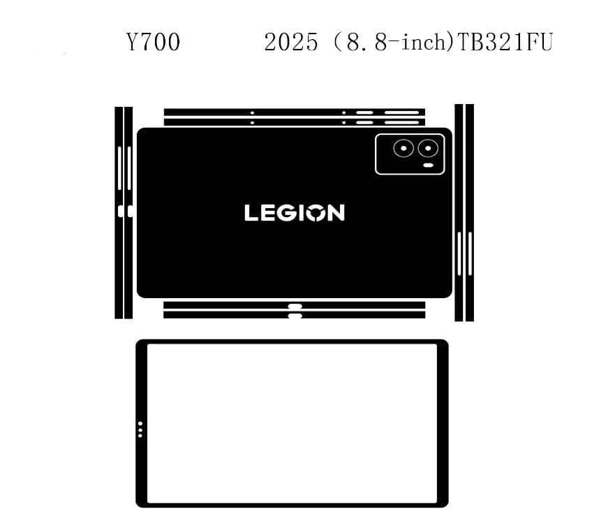 Adesivo tablet moda per Lenovo Legion Y700 2022 2023 2025 8.8" TB320FC/TB321FU/ AI TB322FC Palmari da gioco