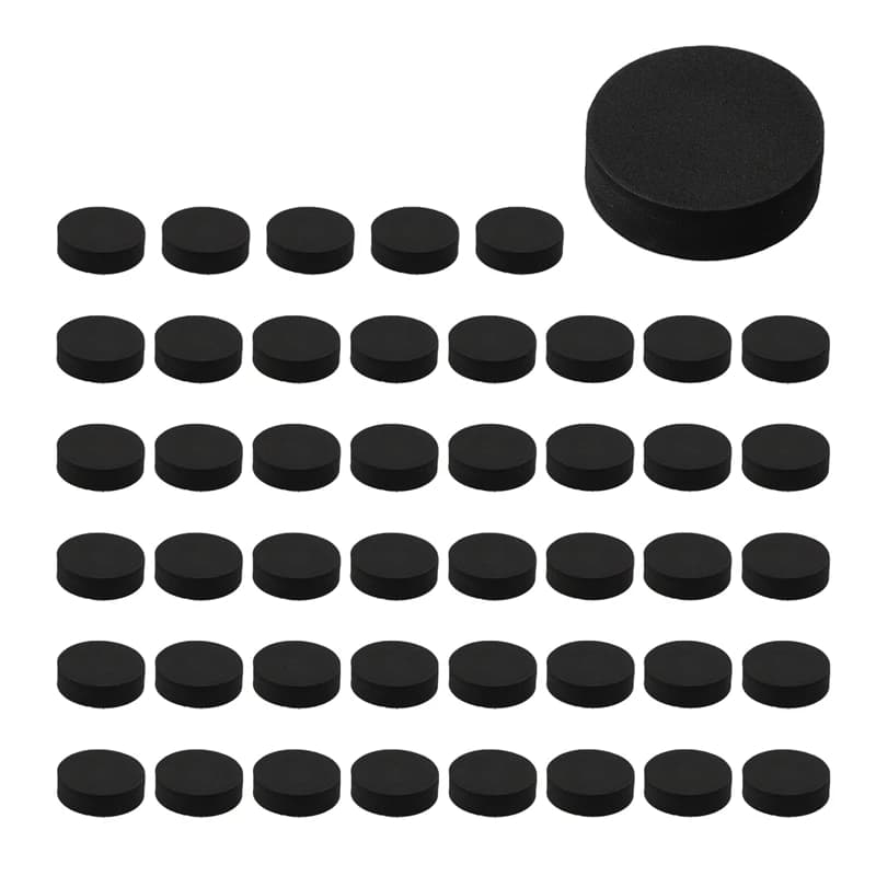 48 Pieces for Natural Rubber Vases, Invisible Supports for Exterior Plant Vases