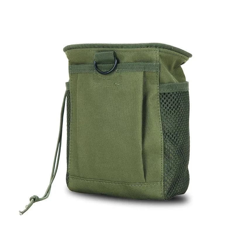 Tactical Molle Dump Pouch Multicam Mag Magazine Dump Bundle, Roll Up Drawstring Ammo Holder, Adjustable Belt Utility Fanny Hip H